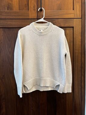 Daily Ritual Cream Knit Sweater size Small